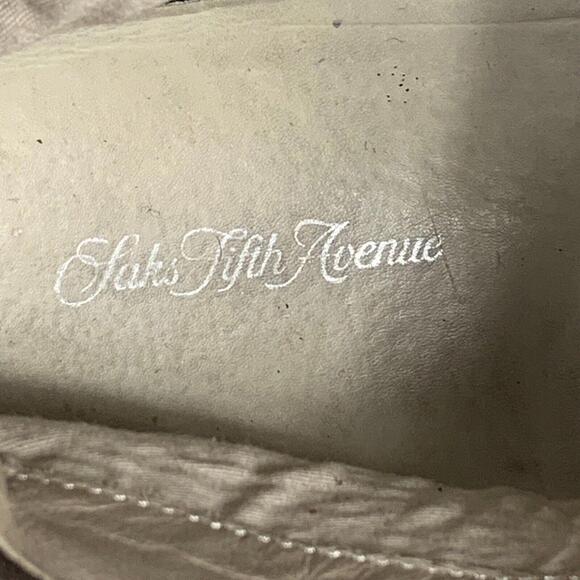 SAKS FIFTH AVENUE Mens Size 8 Brown Suede Chukka Boot Lace Up Desert Ankle Shoe - Picture 8 of 9